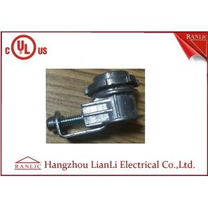China Grey Galvanized Saddle Connector 3/8 1/2” para UL flexível metálico CUL da canalização alistou supplier