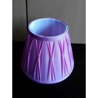 Custom Box Pinched Silk Fabric Pleated Lamp Shade