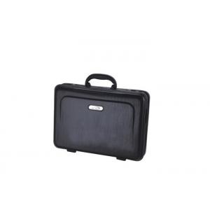 ABS Iron Frame Business Leather Bag For Man Popular With Silver Piping