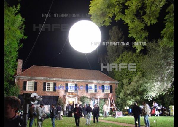 Giant LED Moon Helium Balloon Lights White / RGB Remote Control Digital Silk