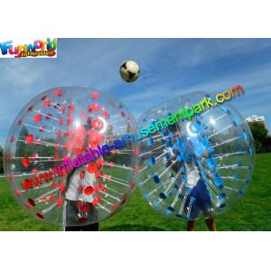 China Colorful TPU Inflatable Bumper Ball , Zorb Bubble Soccer Ball For Humans supplier