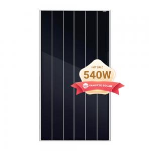 China 540 Watt Mono Facial N Type Solar Cell Panel Hjt Half Cut 24v supplier