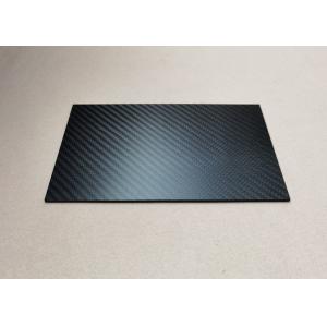 3K Twill Weave Carbon Fiber Plate For Aerospace , Military Low Weight