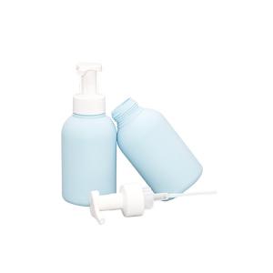 China Blue Packaging Material Pe Foam Pump Bottle 500ml For Hand Sanitizer supplier