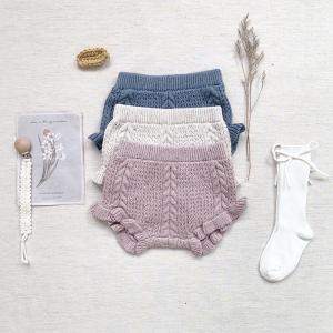 Winter Kids Toddler Girl Pants Children Baby Short Pants Knitted Leggings Baby Knitted Shorts