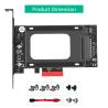 China PCI-E 4X to U.2 SFF-8639 Adapter Card 140x120mm for U.2 SSD wholesale