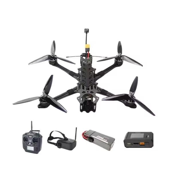 Piranha 7 pulgadas Profesional Drone Fpv de largo alcance BNF PNP RTF con transmisión de video analógica Drone de carreras Drone de carga útil