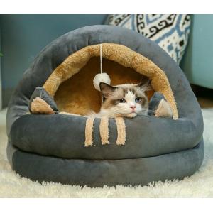 China Soft Plush Cheap Removable Cat Beds Amazon With Removable Cotton Pad supplier