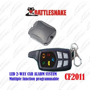 China 2 way Paging Car Alarm with Auto Alarms Systems / LED Remotes / Multiple Function CF2011 supplier