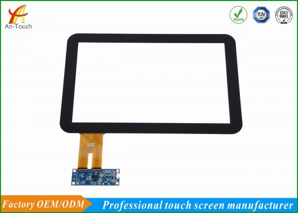 Commercial 12.1 Projected Capacitive Touch Screen Frame Panel Glass Panel For