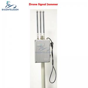 5kgs Outdoor Drone Signal Jammer 25w 2.4G 5.8G WiFi GPS 500m Distance