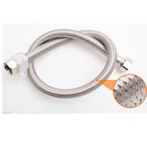 Flat Stainless Steel Braided Sleeving Flame Resistance For Hose Protection