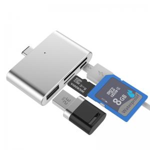 China USB 3.1 TYPE-C to USB 2.0 Hub SD TF OTG Card Reader for Smart Phone Tablet PC supplier