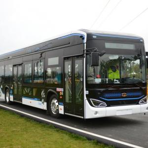 China LHD 12m Low Floor E-Bus 280-650km Electric City Bus With 46 Seats supplier