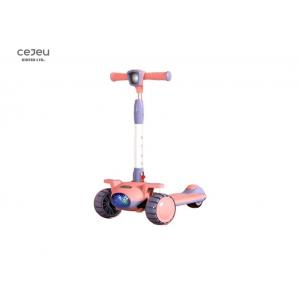 China Flashing PU 3 Wheels Scooters For Kids Children 3 - 8 Years Boys Girls supplier