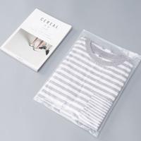 China Glisseur Peva gelé Fermeture à glissière Sac en plastique clair Biodégradable Impression personnalisée pour T-shirt on sale