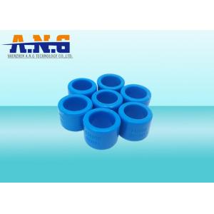 China Blue ABS Uhf Foot Ring Rfid Animal Tags For Poultry Tracking Management supplier