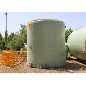 Outside Industrial Frp Septic Holding Tank Cylindric Sewage Treatment