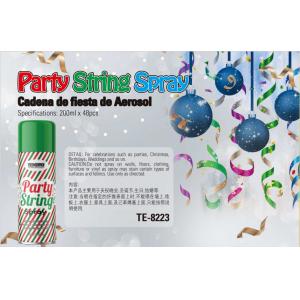 China 200ml Silly String Spray Streamer for Christmas supplier