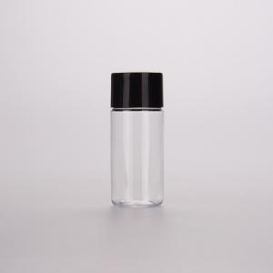 Double Cover 30ML PET Cosmetic Bottle , Cosmetic Sample Containers