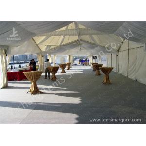 China High Peak Lining Style Aluminum Frame Water Resistant Tent Structure For Wedding Receptions supplier