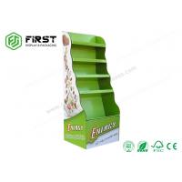 China Customized Logo Printing POP Floor Display Cardboard Display Shelf on sale