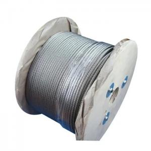 China Type 316 Stainless Steel Elevator Wire Rope with High Carbon Spring Steel Material supplier