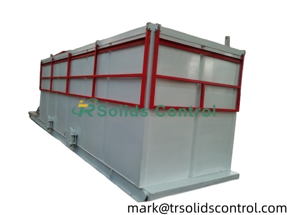 API Single Compartment Mud Tanks TR Solids Control Mud Tank