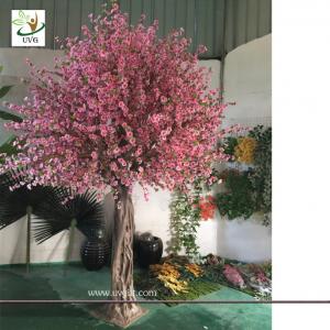 UVG CHR150 Beach wedding use tall artificial trees in peach blossom branch and cherry flowers for uk theme decoration