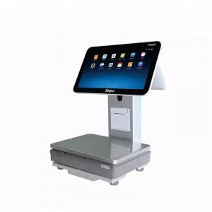 Digital Weight Cash Register Scale Electronic Touch Screen Kiosk Pos System