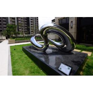 Yard Decorative Outdoor Metal Sculpture Artificial Style Infinite Stainless Steel Art