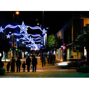 China high quality Christmas Led street motif light with star across street decoration supplier