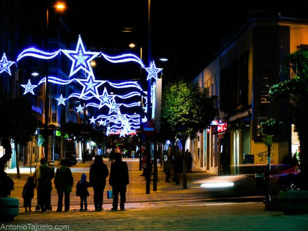 high quality Christmas Led street motif light with star across street decoration