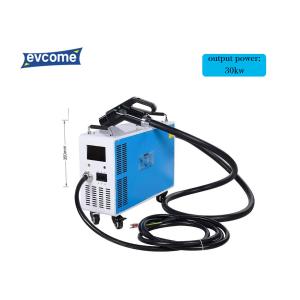 China EVCOMEのCCS1 CCS2 GBT CHAdeMoのプラグが付いている速い電気自動車の充電器Dcのポータブル(30KW 100A) OEM ODMはカスタマイズした wholesale