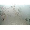 Clear Float Curve Acid Etched Glass 4mm 5mm 6mm For Curtain Walls And Bathroom