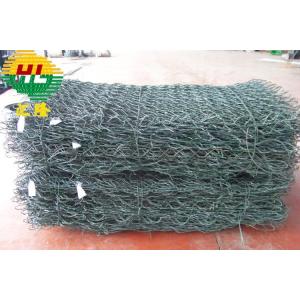 Galfan Wire Stone Cages Hot Dipped Galvanized Retaining Wall