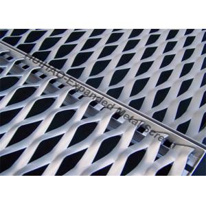 China Building Expanded Metal Mesh Facades, 1200X2400MM Frame Aluminum Curtain Walls wholesale
