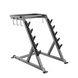 China Commercial Gym Fitness Equipment 5/10 Pairs Custom Barbell Rack Weight Plate Tree supplier