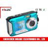 Dual Screen High Definition Video Cameras Underwater 24.0MP 1080p Lithium