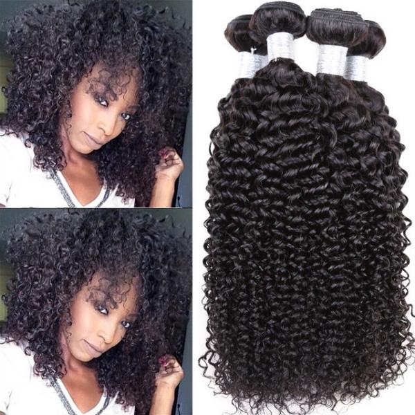 100% Human Peruvian Human Hair Weave , Kinky Curly Human Hair Weave Bundles