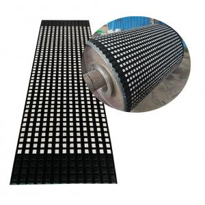 12mm Thickness Conveyor Drum Diamond Ceramic Pulley Lagging Lining Coating