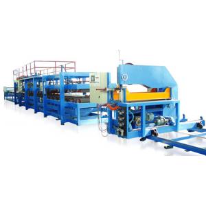 Color Steel Sheet 0.4 - 0.8mm PU Sandwich Panel Making Machine Production Line