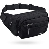 China Bum Fashion Fanny Pack Men Women Water Resistant Waist Bag With 6 Zipped Pockets on sale