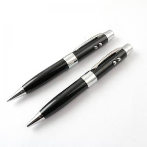 China Black Metal Pen USB Flash Drive 256GB Full Memory 30MB/S with Laser Radiation Chips supplier