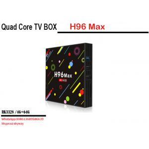 China 2018 Hot selling new technology H96 Max RK3328 Quad Core 2.0G 4G+64G android world tv box supplier
