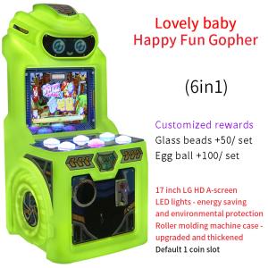 China Consola de juegos arcade para niños en interiores con máquina de acariciar hámsters que funciona con monedas supplier