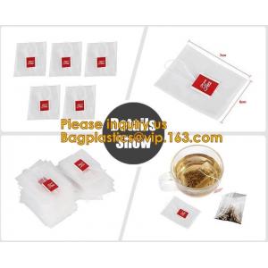 Environmentally friendly standing pouch drawstring organic durable empty tea bag,organic small drawstring cloth cotton t