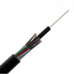 Outdoor Aerial GYFTY 48 Core Optical Fiber Cable With FRP Strength Member