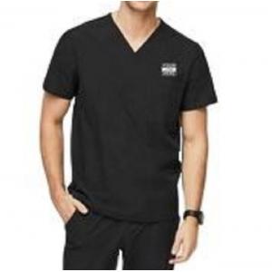 China factory custom hospital lab coat medical scrubs uniforms v neck rayon mix fabric scrubs for men supplier