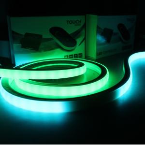 China 50m spool 18x18mm square flexible custom led neon tube lights rgb color changing neon supplier